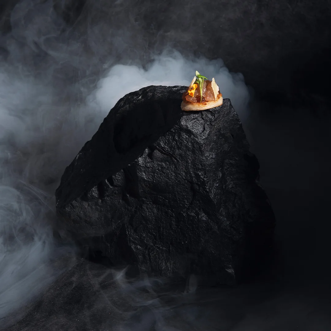 Signature creation from Elcielo Medellín, birthplace of Chef Juan Manuel Barrientos' sensory cuisine