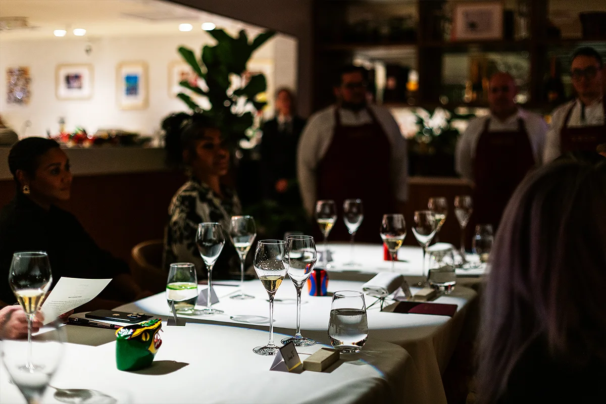 Tasting menu experience Michelin star restaurant Colombian ingredients fine dining
